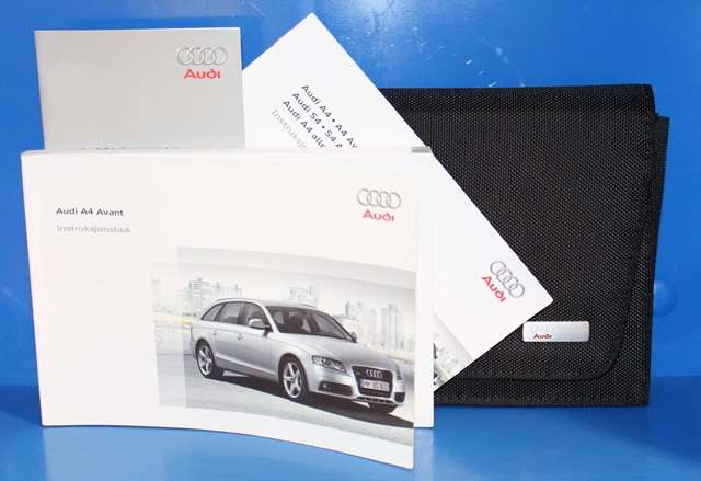 Instruksjonsbok til Audi A4, 2007-2014 (Type IV) (B8) (B8)