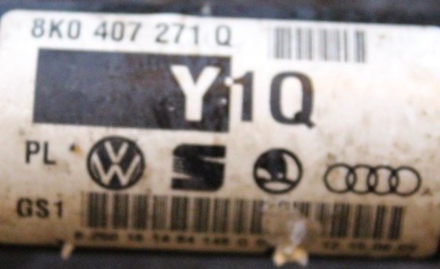 Drivaksel venstre foran, bensin/manuell til Audi A4 2007-2014 (Type IV) (B8) (B8) (VAG|8K0 407 271 Q|)