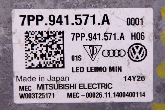 Styreenhet LED til VW Polo 2014-2017 (Type V, Fase 2) (VAG|7PP 941 571 A|)