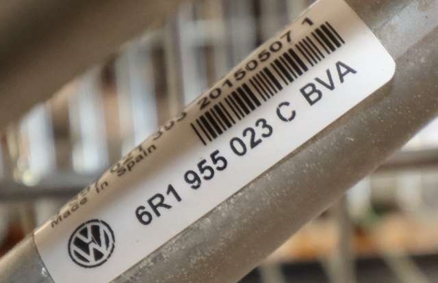 Viskermotor frontrute komplett m/overføring til VW Polo 2014-2017 (Type V, Fase 2)  (VAG|6R1 955 023 C|)