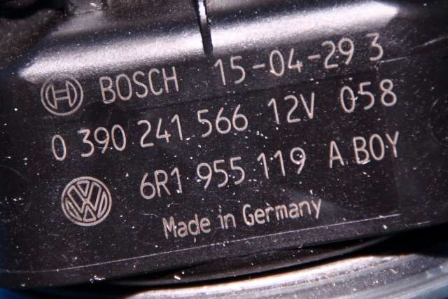 Viskermotor frontrute komplett m/overføring til VW Polo 2014-2017 (Type V, Fase 2)  (VAG|6R1 955 023 C|)