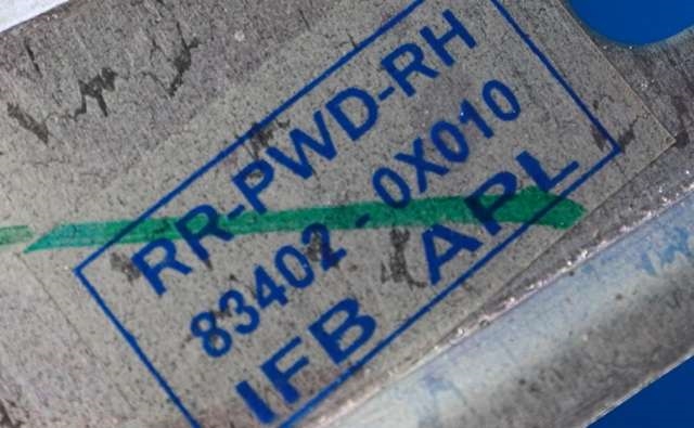 Ruteheis høyre bak til Hyundai i10 2008-2013 (Type I) (HYUNDAI|83402-0X010|)
