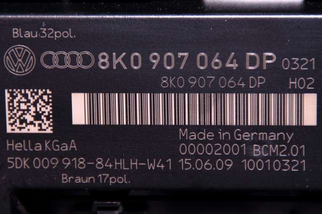 Styreenhet comfort (BCM) til Audi A4 2007-2014 (Type IV) (B8) (B8) (VAG|8K0 907 064 DP|)
