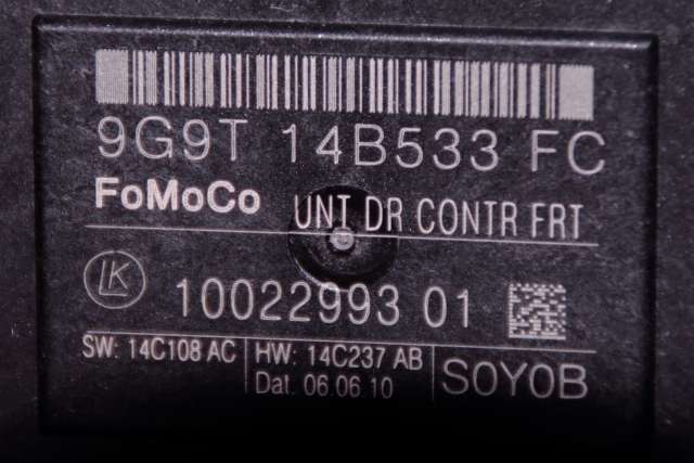 Styreenhet dør høyre foran til Volvo V70 2007-2013 (Type III, Fase 1)  (FORD|9G9T-14B533-FC|)