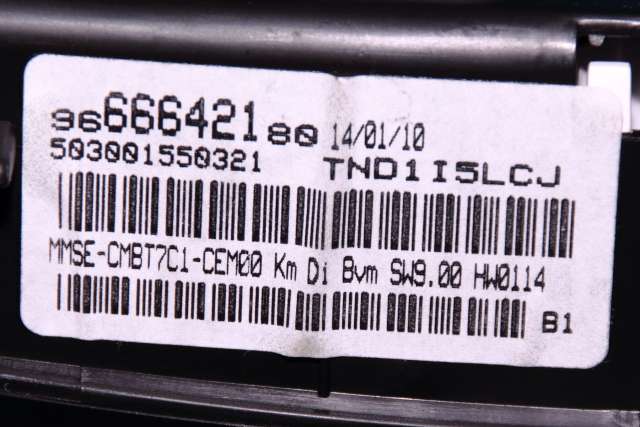 Instrumentpanel til Peugeot 308 2007-2011 (Type I, Fase 1) (PEUGEOT|96 666421 80|)