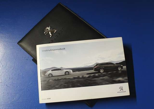 Instruksjonsbok til Peugeot 508 2011-2014 (Type I, Fase 1)