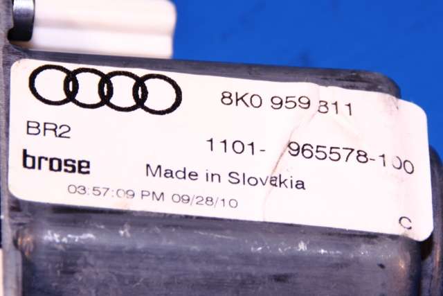 Ruteheis, kun motor, venstre foran til Škoda Yeti 2009-2013 (Fase 1) (VAG|8K0 959 811|)