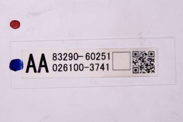 Instrument klokke til Toyota Land Cruiser 120 2002-2009 (DENSO|026100-3741|83290-60251|)