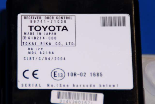 Styreenhet diverse til Toyota Hilux 2006-2011 (TOYOTA|89741-71030|)