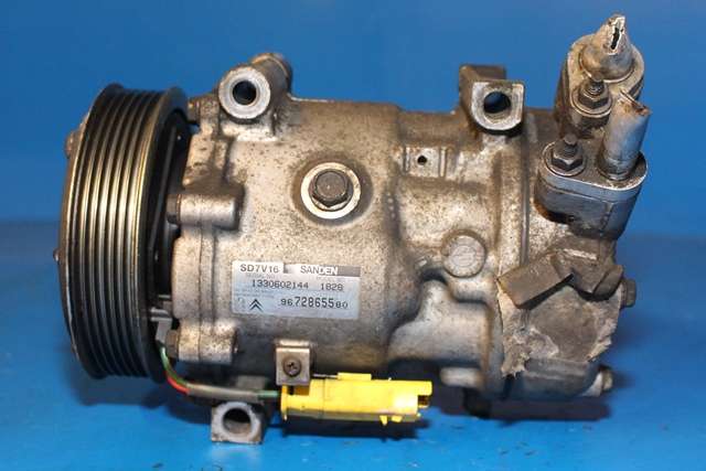 Aircondition kompressor til Citroën Jumpy 2007-2016 (Type II)  (SANDEN|1828|96 728655 80|)
