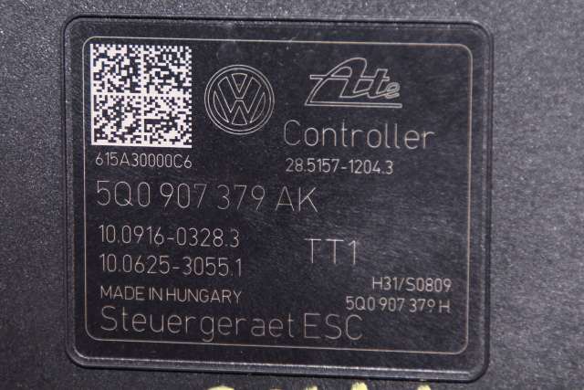 ABS sentral til VW e-Golf 2014-2017 (Fase 1)  (VAG|5Q0 614 517 AL|5Q0 907 379 AK|)