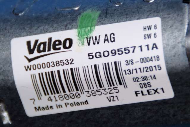Viskermotor bakrute til VW e-Golf 2014-2017 (Fase 1) (VAG|5G0 955 711 A|)