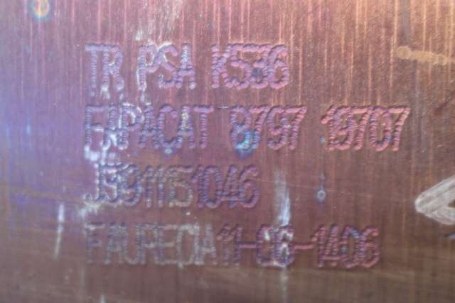 Katalysator til Citroën Jumpy 2007-2016 (Type II)  (PSA|K536|)