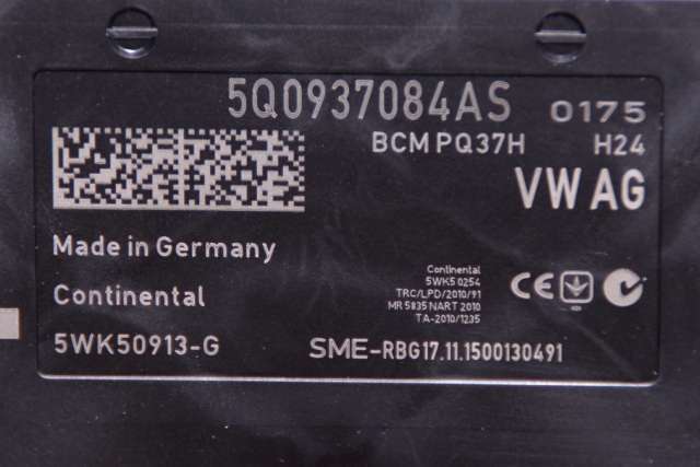 Styreenhet comfort (BCM) til VW e-Golf 2014-2017 (Fase 1)  (VAG|5Q0 937 084 AS|)