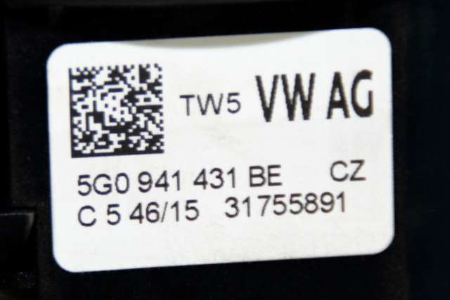 Bryter lys til VW e-Golf 2014-2017 (Fase 1) (VAG|5G0 941 431 BE|)