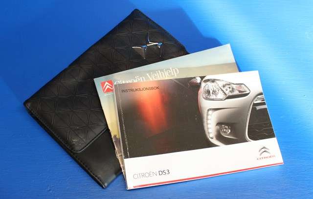 Instruksjonsbok til Citroën DS3, 2010-2019  