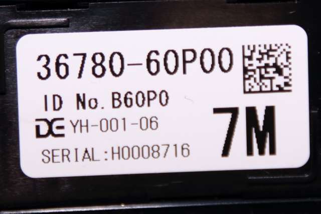 Styreenhet comfort (BCM) til Suzuki Swift 2011-2017 (SUZUKI|36780-60P00|)