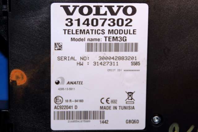 Styreenhet diverse til Volvo V60/V60 CC 2013-2018 (Type I, Fase 2)  (VOLVO|31407302|)