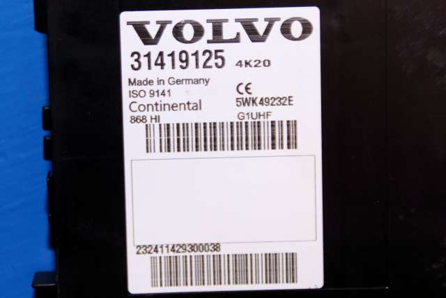 Styreenhet nøkkelfri/keyless til Volvo V60/V60 CC 2013-2018 (Type I, Fase 2)  (VOLVO|31419125|)
