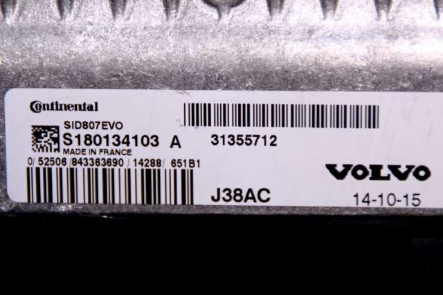 Styreenhet motor til Volvo V60/V60 CC 2013-2018 (Type I, Fase 2)  (CONTINENT|S180134103 A|31355712|)