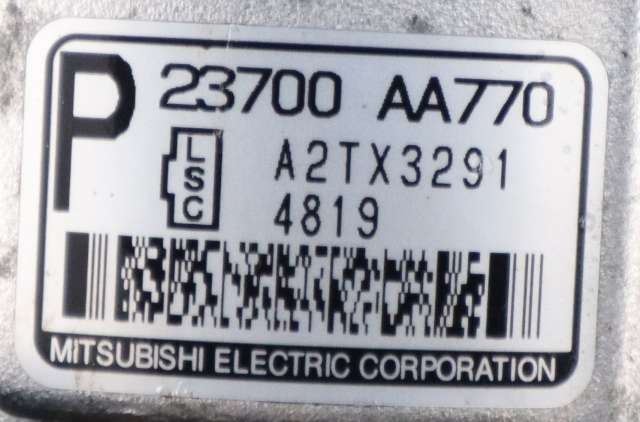 Dynamo til Subaru Forester 2013-2019 (Type IV) (MITSUBISHI|A2TX3291|23700-AA770. 14 VOLT - 130 AMP|)