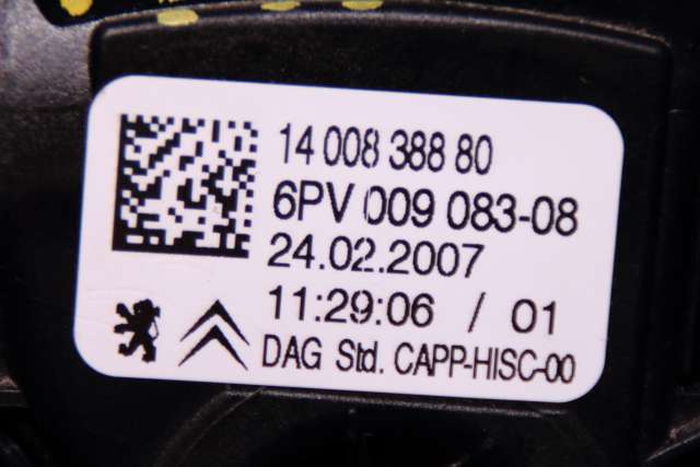 Pedal gass til Citroën Jumpy 2007-2016 (Type II)  (HELLA|6PV 009 083-08|14 008388 80|)