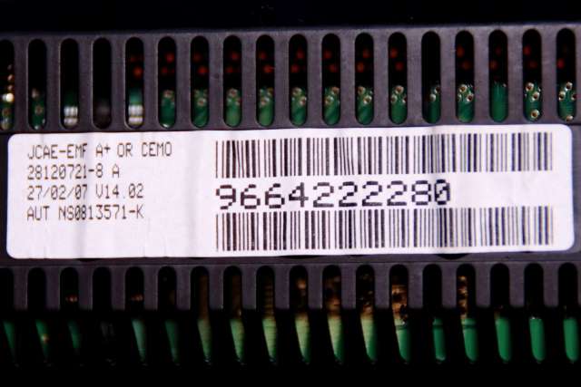 Instrument kjørecomputer til Citroën Jumpy 2007-2016 (Type II) (JOHNSON|28120721-8 A|96 642222 80|)