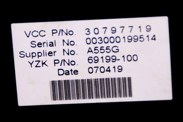 Instrument kjørecomputer til Volvo V50 2007-2012 (Fase 2)  (YAZAKI|69199-100|30797719|)
