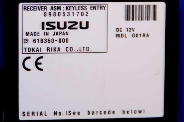 Styreenhet diverse til Isuzu D-Max 2007-2012 (Type I)  (ISUZU|8980531702|)