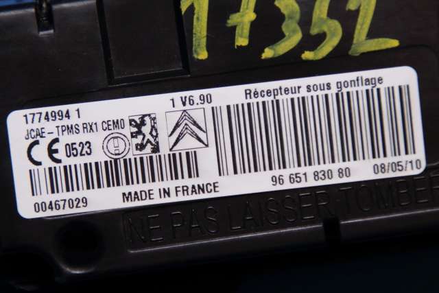 Styreenhet diverse til Peugeot 5008 2010-2017 (Type I)  (PEUGEOT|96 651830 80|)