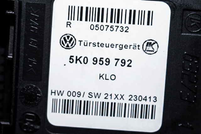 Ruteheis høyre foran til VW Caddy 2010-2015 (Type III, Fase 2) (VAG|1T0 959 702 R|5K0 959 792|)