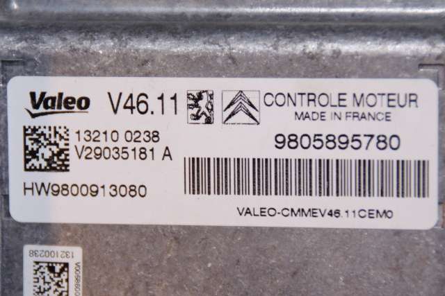Styreenhet motor til Peugeot 208 2012-2019 (Type I)  (PEUGEOT|98 058957 80|)