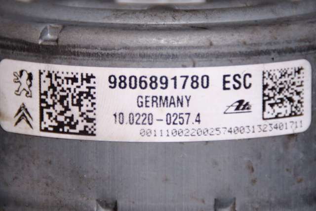 ABS sentral til Peugeot 208 2012-2019 (Type I)  (PEUGEOT|98 068917 80|)