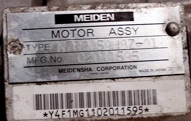 Motor elbil bak til Mitsubishi i-MiEV 2010-->>  (Y4F1|)