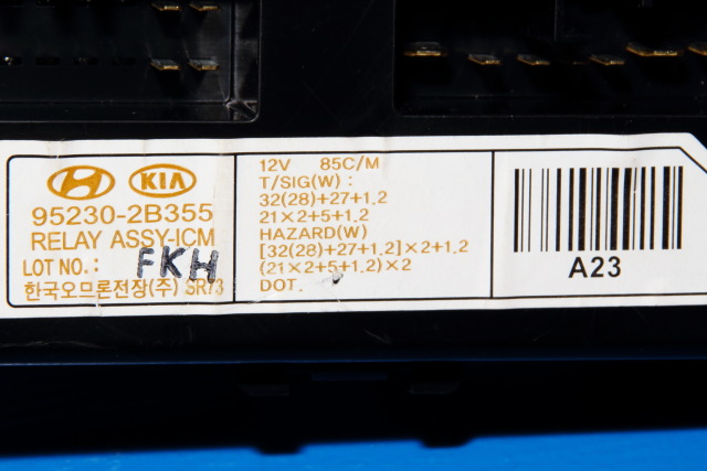 Rele diverse til Hyundai Santa Fe 2010-2012 (Type II, Fase 2)  (HYUNDAI|95230-2B355|)