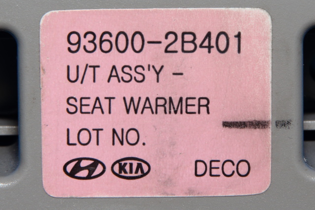 Styreenhet sete til Hyundai Santa Fe 2010-2012 (Type II, Fase 2) (HYUNDAI|93600-2B401|)