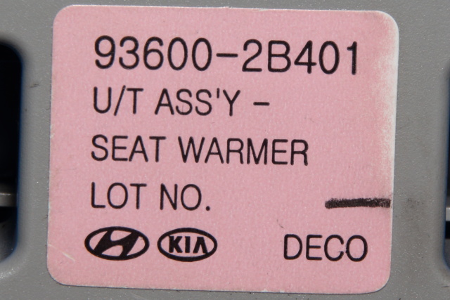 Styreenhet sete til Hyundai Santa Fe 2010-2012 (Type II, Fase 2)  (HYUNDAI|93600-2B401|)