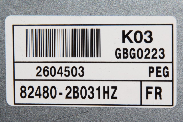 Ruteheis høyre foran til Hyundai Santa Fe 2010-2012 (Type II, Fase 2)  (HYUNDAI|82480-2B031HZ|)