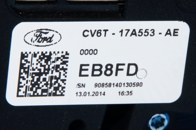 Bryter visker til Ford Transit Connect 2013-2018 Type II, Fase 1  (FORD|CV6T-17A553-AE|)