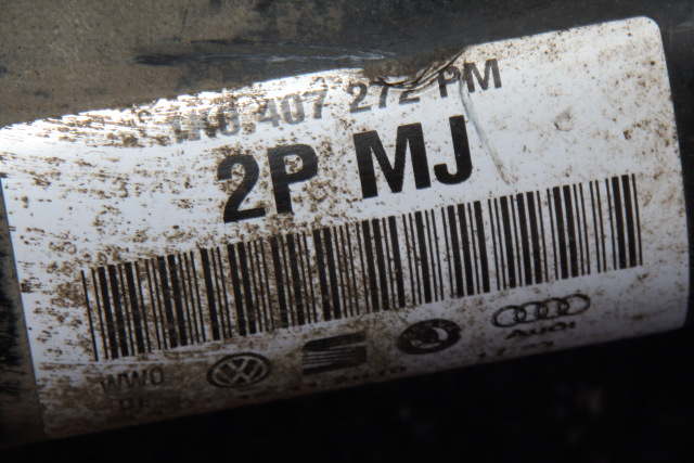 Drivaksel høyre foran, diesel/automat til VW Caddy 2010-2015 (Type III, Fase 2) (VAG|1K0 407 272 PM|)
