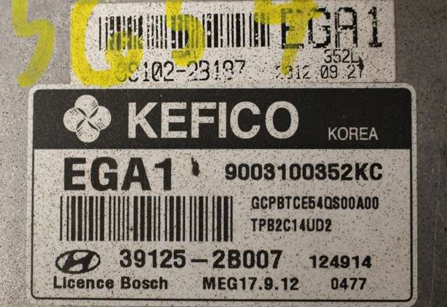 Styreenhet motor til Hyundai i20 2009-2014 (Type I) (HYUNDAI|39125-2B007|)