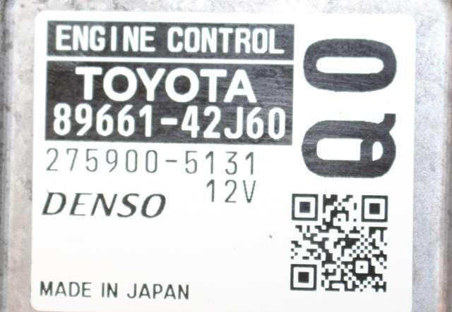 Styreenhet motor til Toyota RAV4 2013-2015 (Type IV, Fase 1) (DENSO|275900-5131|89661-42J60|)