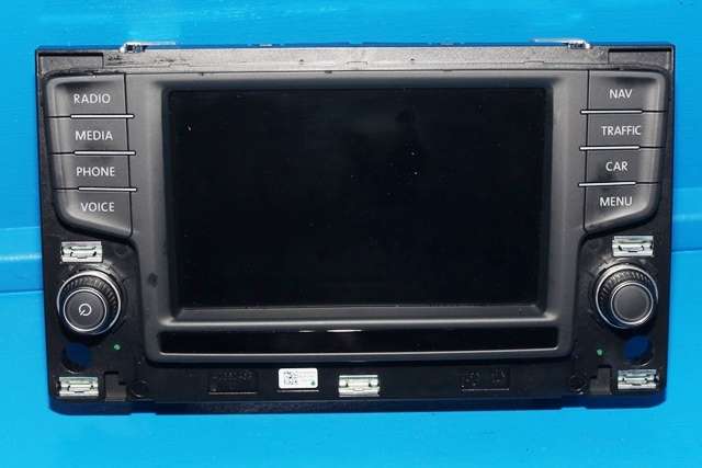Bilstereo navigasjon betjeningspanel til VW Golf VII, 2012-2017 (Fase 1)  (VAG|3G0 919 605 D)