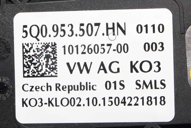 Bryter combi til VW Golf VII 2012-2017 (Fase 1)  (VAG|5Q0 953 507 HN|)