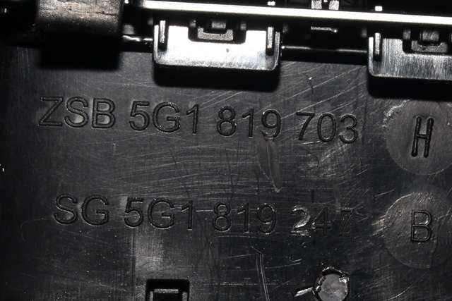 Dashbord friskluftdyse venstre til VW Golf VII 2012-2017 (Fase 1)