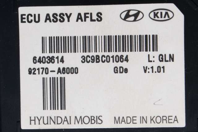 Styreenhet diverse til Hyundai i30 2012-2017 (Type II)  (HYUNDAI|92170-A6000|)