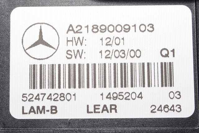 Styreenhet LED til Mercedes GLK 2008-2015 (X204) (X204) (MERCEDES|A 218 900 91 03|)