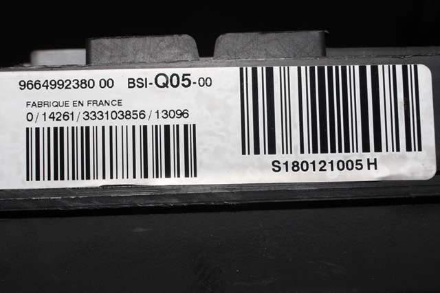Styreenhet diverse til Peugeot 508 2011-2014 (Type I, Fase 1) (PEUGEOT|96 649923 80|)