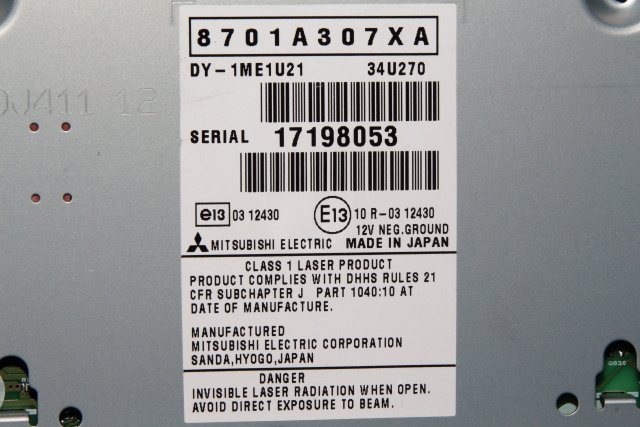 Bilstereo til Mitsubishi i-MiEV 2010-->> (MITSUBISHI|8701A307XA|)