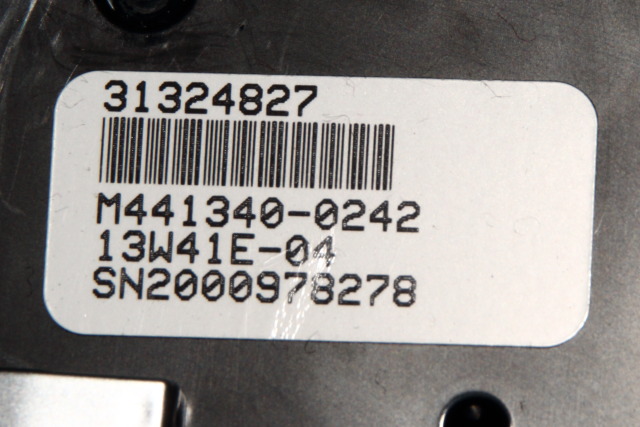 Bilstereo betjeningspanel til Volvo V60/V60 CC 2013-2018 (Type I, Fase 2)  (VOLVO|31324827|)